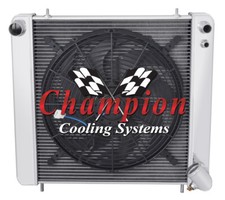 Ar Champion 3 Row All Aluminum Radiator W 16 Fan For 1965 - 1967 Jaguar Xke