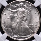 1937 WALKING LIBERTY HALF DOLLAR NGC MS 63 BLAST WHITE GREAT STRIKE EXCELLENT