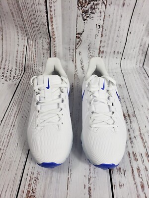 Nike React Infinity Pro Golf Shoes White/Blue CT6620-125 Size Mens 6 Womens 8