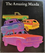 1973 Mazda Brochure RX-2 RX-3 808 Coupe Wagon B1600 Pickup Excellent Original 73