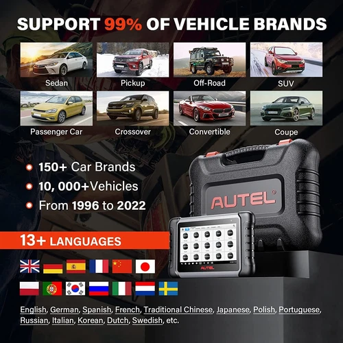 2023 Autel MaxiCOM MK808S Bidirectional Car Diagnostic Scanner Tool Key Coding image 16