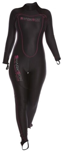 Sharkskin Women´s Covert Chillproof Rear Zip Suit Size 12 Fleece Extra Warmth