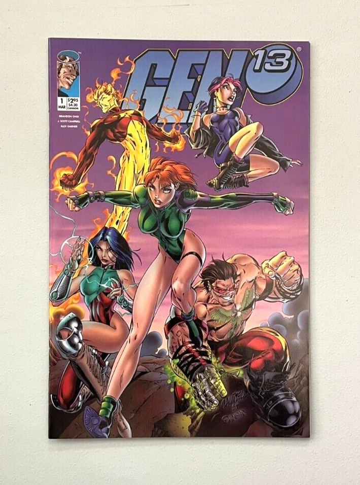 GEN13 VOL.2 #1 1995 CAMPBELL NEAR MINT IMAGE COMICS B-500 | eBay
