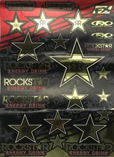 Factory Effex Rockstar Energy Mylar Sticker Sheet (15-68700)