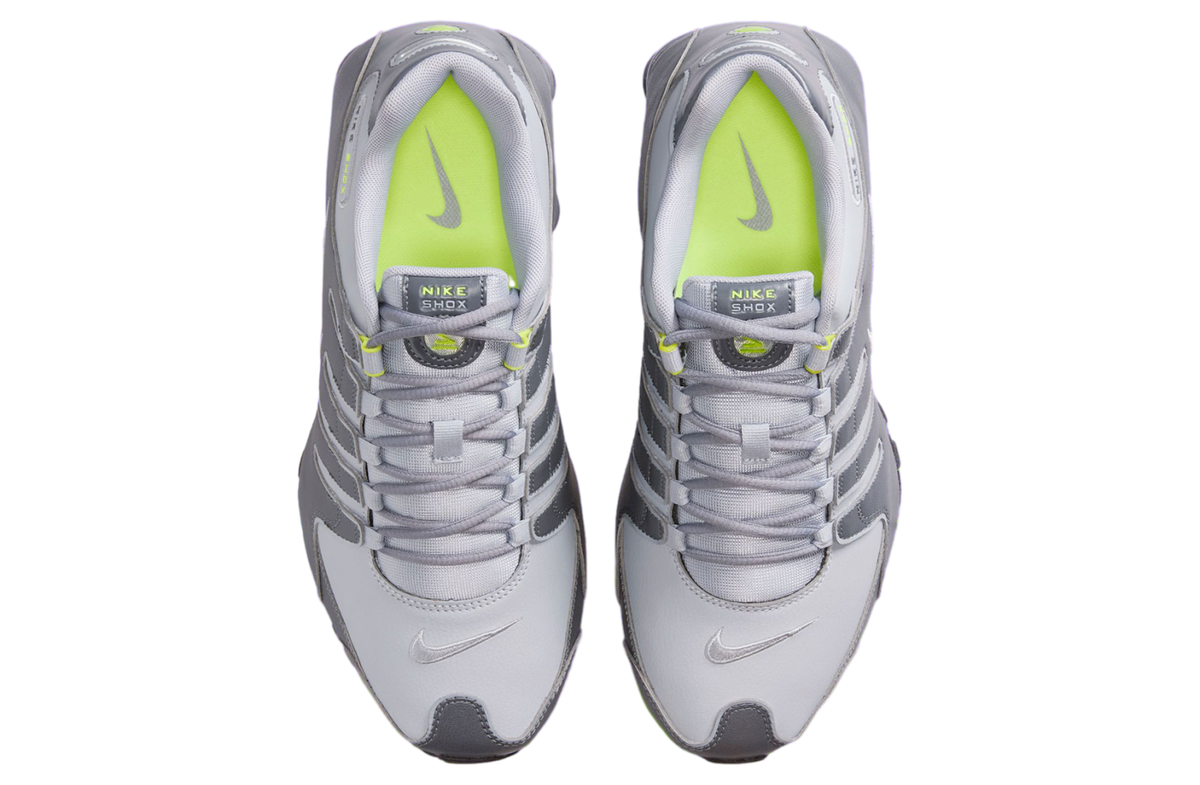 Nike Shox NZ Dark Grey Wolf Grey Volt 378341-009 Mens Size 9 / Womens 10.5 New NEW Nike Shox NZ  main image 2