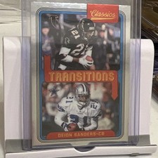 Panini Classics Transitions Deion Sanders T-21 Football Trading Card