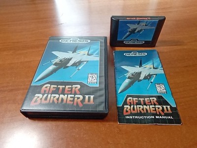 CIB After Burner II (Sega Genesis, 1990) Complete *TESTED*