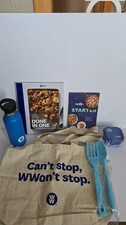 NEW Weight Watcher Kickstart Kit Tote Book Water Bottle Utensil Portion Control