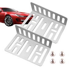 2 DIN Installation Kit Car Radio Adapter Slot Metal Stereo Mounting Frame