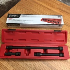 Sunex Tools 3501 3/8" Drive Locking Impact Extension Set, 3 pieces