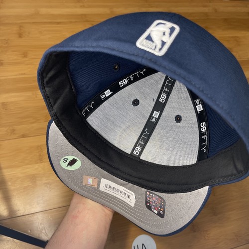 New Era 59FIFTY Low Profile Denver Nuggets Navy Fitted 7 1/4 7 3/8 Hat Tighter - Picture 12 of 14