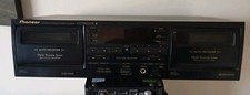 Pioneer CT-W606DR Double Cassette Deck Digital Cassette Player Recorder Tested