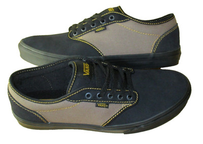 Vans Men's Atwood Outcore Phantom Brown Black Canvas Suede shoes Size 11.5 NIB