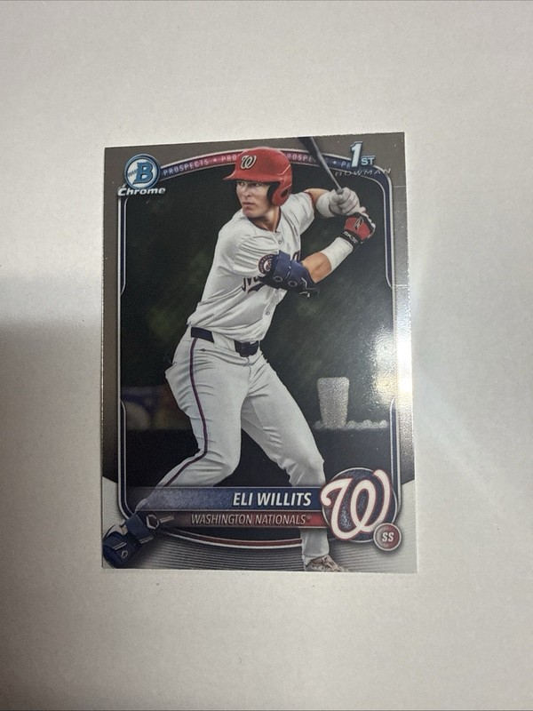 2025 Bowman Draft Chrome Eli Willits 1st Bowman Nationals 