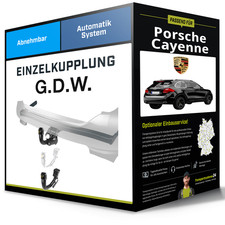 Abnehmbare Anhängerkupplung für PORSCHE Cayenne 2002-2010 Typ 9PA/955 G.D.W. NEU