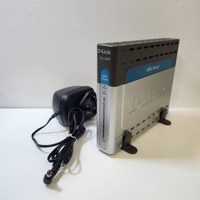 D-Link DSL-504T 4-Port ADSL Modem Router (DSL-504T/UK)