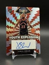 2024-25 Panini Select JAMAL SHEAD Youth Explosion Rookie Auto #YE-JML Raptors
