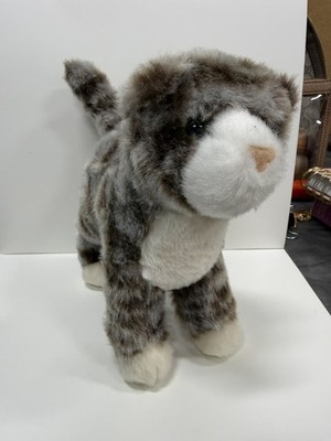 Douglas Cuddle Toys Zigby Gray Striped Cat Plush #4024 7'' Stuffed Animal. 11/24