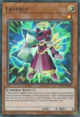 YUGIOH: 1x Latency Super Rare FIGA NM