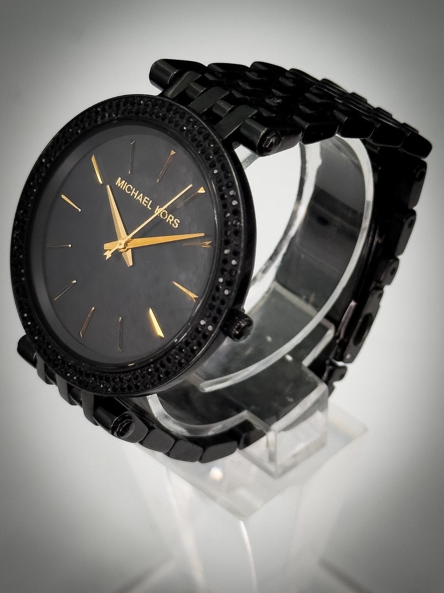 Michael Kors Darci Black Bezel Watch. 3337. Michael Kors Darci Black MK 3337 ? original MK Watch  main image 3