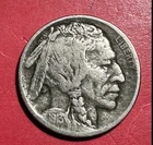 1913 US Buffalo Nickel! "DENVER" Mint Mound Variety Type 1! FINE Old US Coin!