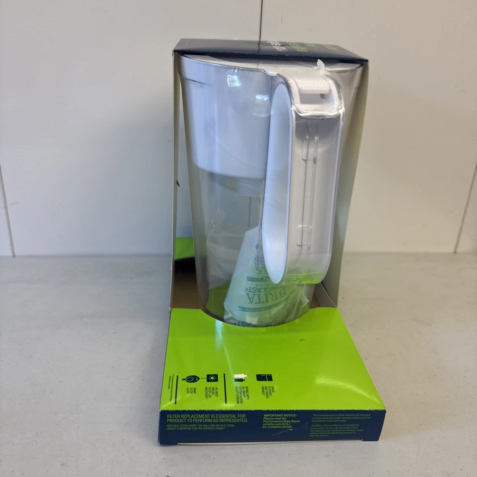 Brita Longlast 10 Cup Water Filter System Pitcher W/ Bonus 2 Pack Filters - New - Image 4 of 4