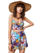 KOTTY Women Cotton Blend Solid Co-Ord And Dress Set