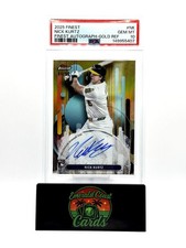 2025 Topps Finest Nick Kurtz Gold Refractor Auto Athletics PSA 10 /50