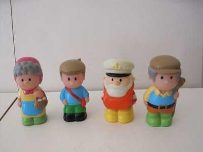 ELC HAPPY LAND FIGUREN x4 EARLY LEARNING CENTER VINTAGE