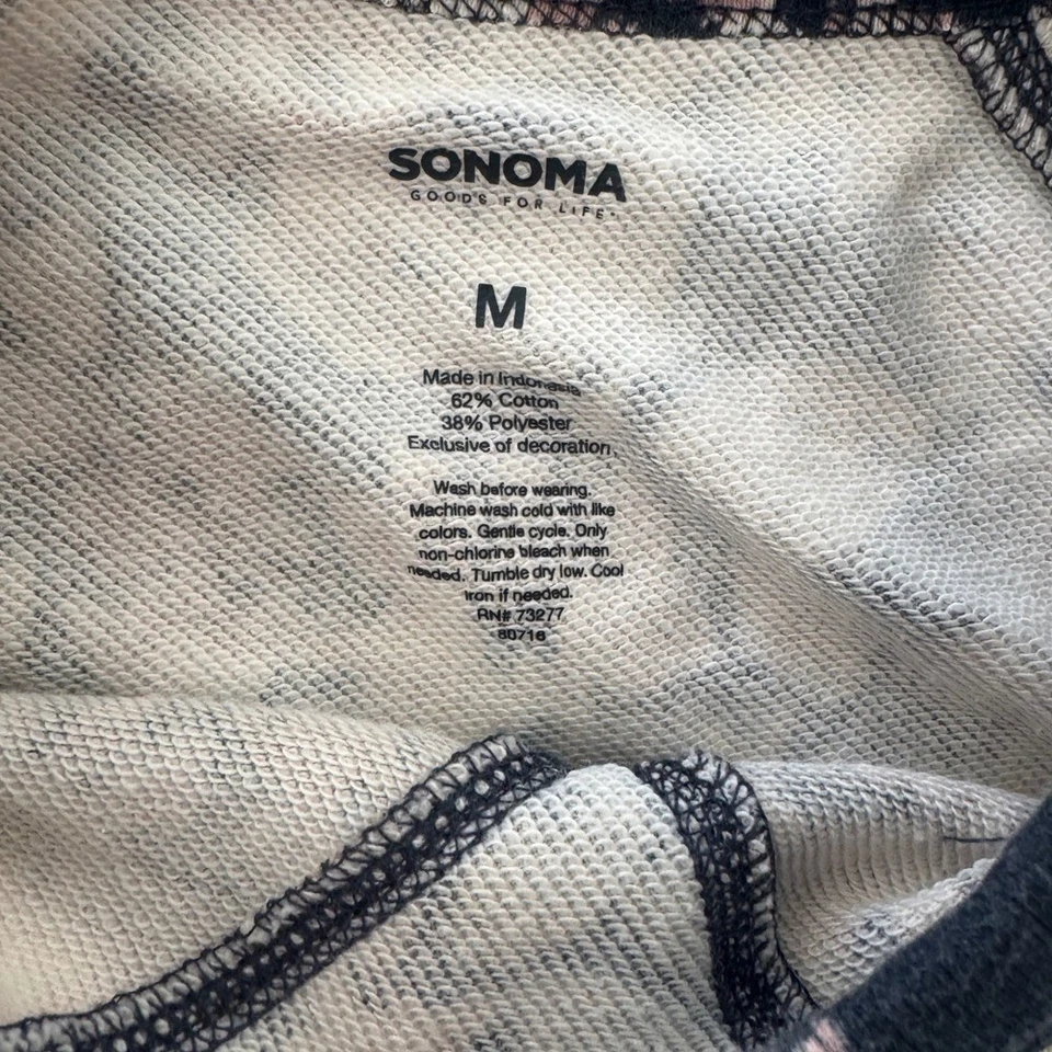 Sudadera Sonoma Cuello Redondo Estampado Floral Manga Larga Informal Top - Para Mujer Foto 3 de 4