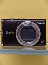 Canon PowerShot SX200 IS 12.1MP Compact 12x Optical Zoom Digital Camera BLACK