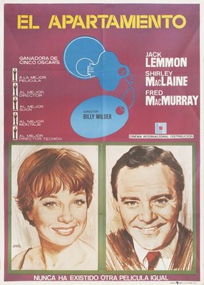 The Apartment R1977 Spanish B1 Poster