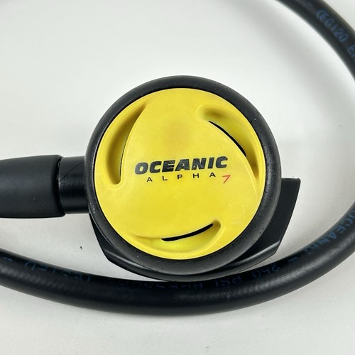 Oceanic Alpha 7 Octo, Octopus 2nd Stage Regulator Scuba Dive Yellow