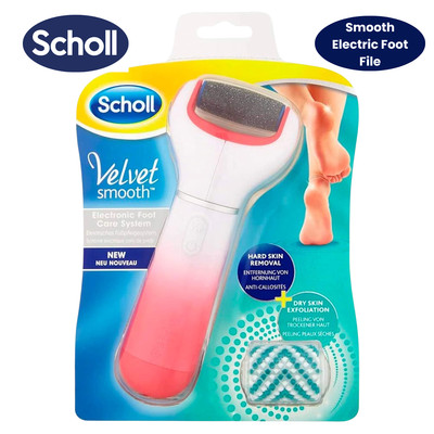 Scholl Velvet Smooth Elektronischer Fußfeilenentferner - Harte Haut & Trockene Hautpflege