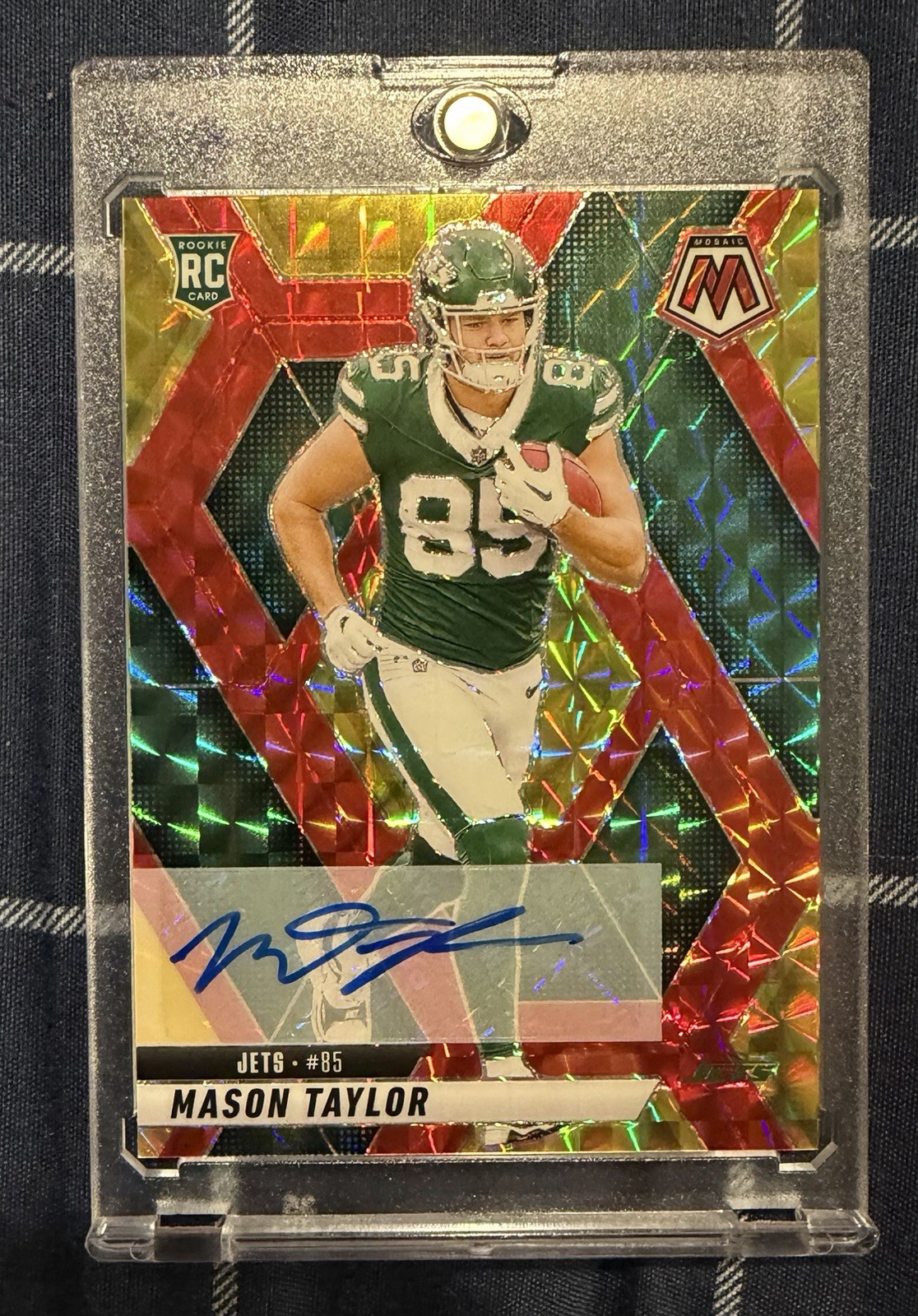 Mason Taylor Panini Mosaic #324 Autograph Red