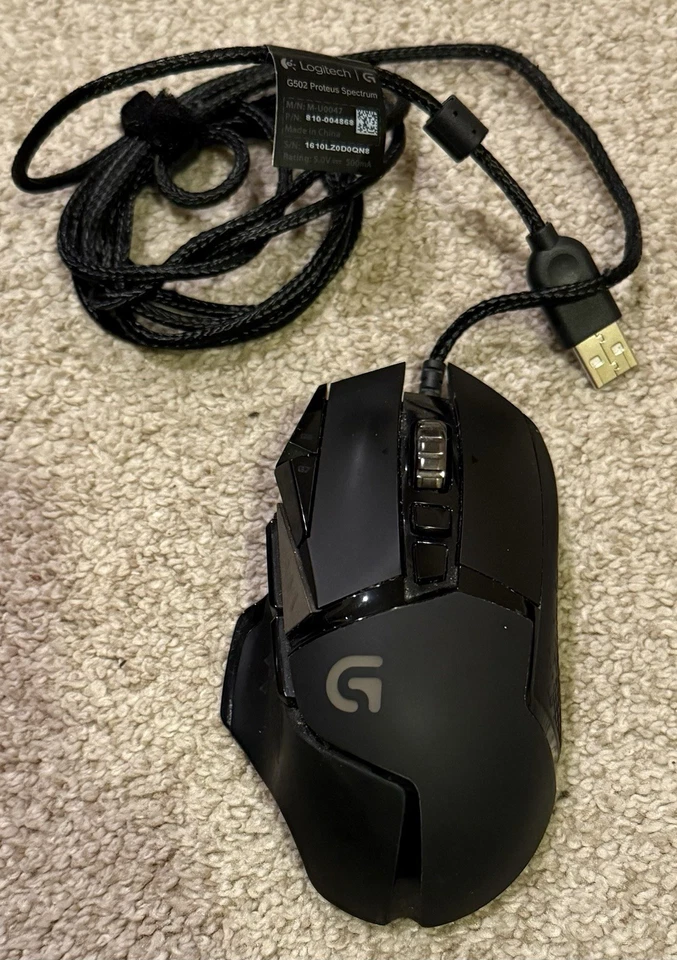 Logitech G502 HERO High Performance Kabelgebundene Gaming Maus Proteus Spectrum M-U0047