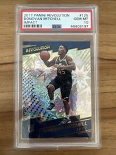 2017 Panini Revolution #125 Donovan Mitchell RC Impact PSA 10