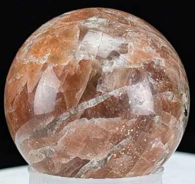Sunstone Sphere Crystal Ball Orb Chakra Gemstone Mineral Reiki Nice!!
