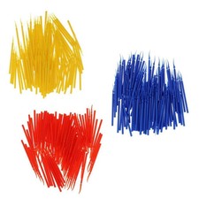 Dental Lab Integrated Interdental Plastic Wedges With Long Handle Poly 3 Sizes
