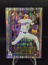 2025 Topps Series 2 TINSEL FOIL Rokie Sasaki RC 558 Dodgers Rookie SP