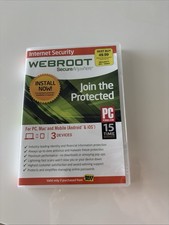 Internet Security Webroot Secure Anywhere.for PC ,Mac And Mobile Android And iOS