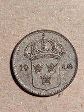 1940 Sweden 10 Ore Silver
