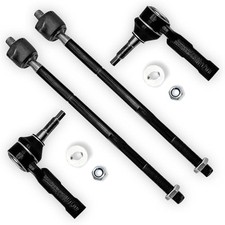 4PCS Front Outer Inner Tie Rod End Link Compatible with Chrysler 2011 2012