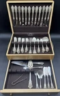 Wallace Grand Baroque Highly Collectible 64 Piece STERLING Silverware set