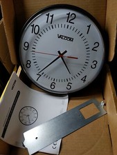  12" Round Clock Valcom V-A11012B Synchronized  