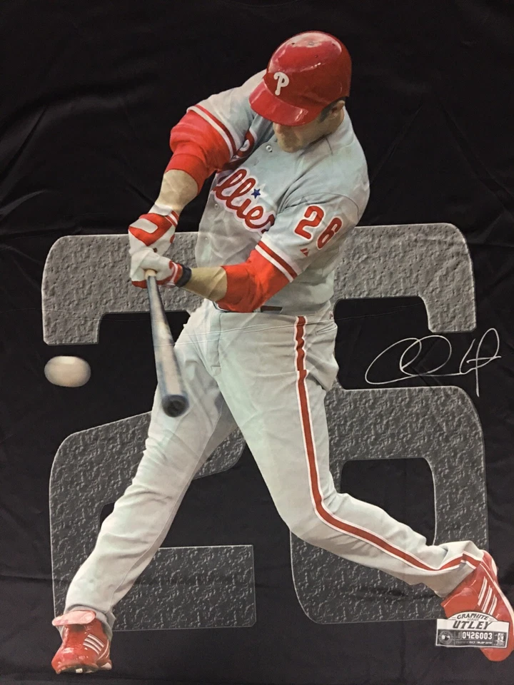 Men's CHASE UTLEY Philadelphia Phillies Double-Sided Graphic Polyester Tee-Shirt - Image 4 of 4