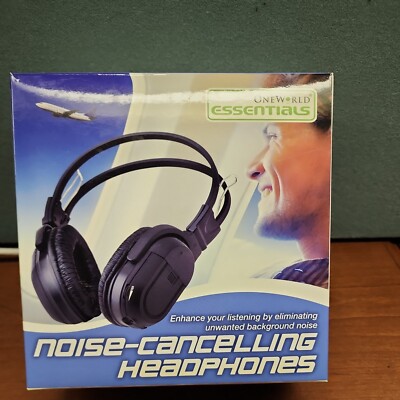 One World Essentials Noise Cancelling Headphones ~ BRAND NEW!!