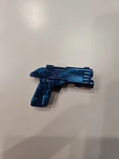 Max Steel N-Tek Agent Metallic Blue Pistol Part Weapon Mattel 2001