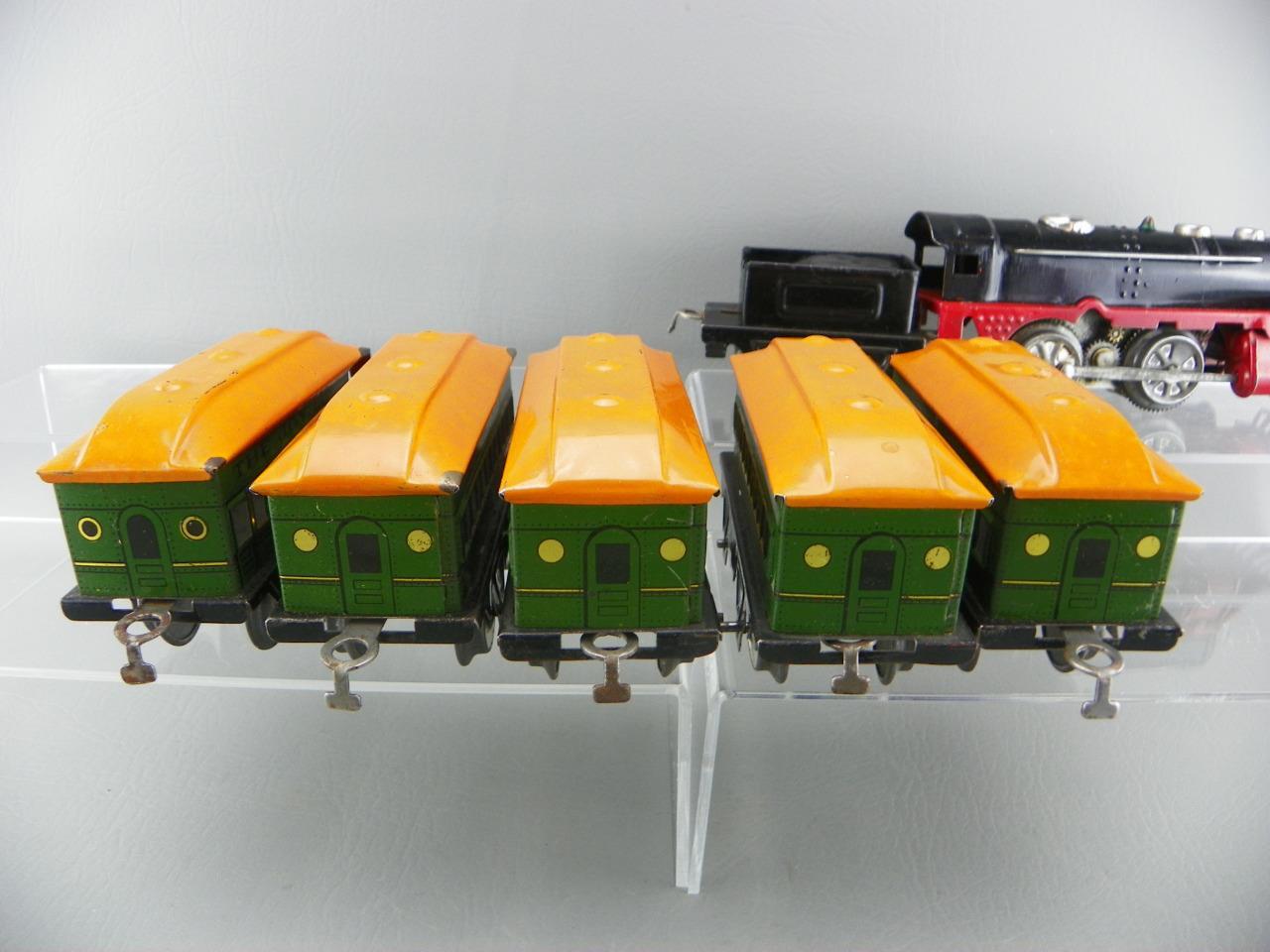 Vintage 1930's PreWar MARX O Tin Electric Steam Locomotive & Joy Line ...