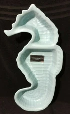NEW Coastal Collection Cynthia Rowley Melamine SeaHorse Split Bowl 